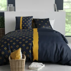 Parure Housse de Couette 3pcs 100%coton 57fils nil-Atelier du Coton