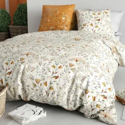 Parure Housse de Couette 3pcs 100% Coton 57fils demil-Atelier du Coton