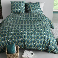 Atelier du Coton Linge De Lit, Ensembles^Parure Housse de Couette 3pcs 100% Coton 57fils triska