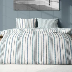 Home Collection Linge De Lit, Ensembles^Parure housse de couette Calanque blanche