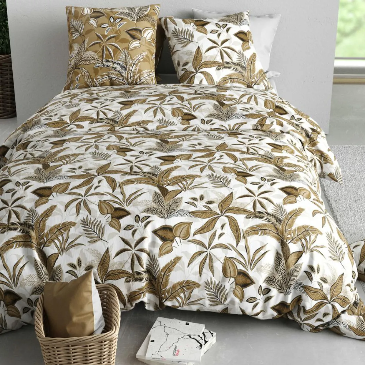 Atelier du Coton Linge De Lit, Ensembles^Parure Housse de Couette 3pcs 100% Coton 57fils kahoni