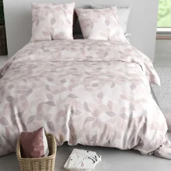 Parure Housse de Couette 3pcs 100% Coton 57fils alix-Atelier du Coton Sale