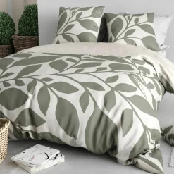 Parure Housse de Couette grise-Home Collection New