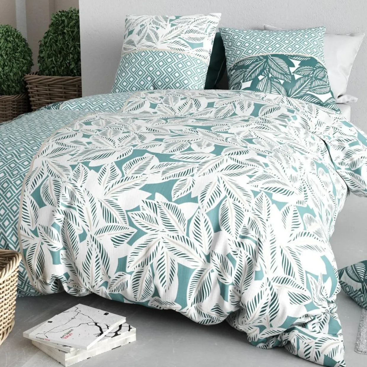 Parure Housse de Couette Foliage multicolore-Baton Rouge Hot