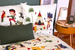 Parure housse de couette en Coton multicolore-Home Collection