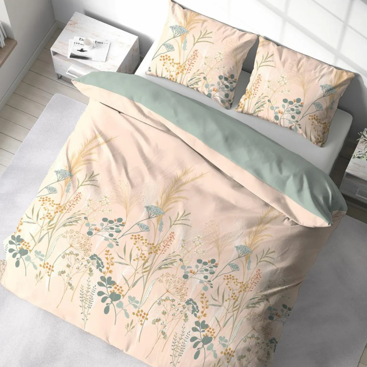 Parure Housse de Couette Helia grise-Baton Rouge Clearance