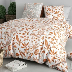 Parure Housse de Couette 3pcs 100% Coton 57fils kaylie-Atelier du Coton Online