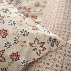 Home Collection Linge De Lit, Ensembles^Parure housse de couette Denia blanche - 240x220 cm