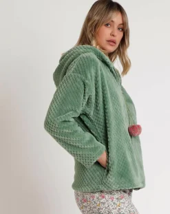 Peignoir Art is Life Mod B vert feuille-Admas Hot