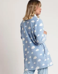 Femme Admas Lingerie, Nuit^Peignoir It's Time to Sleep bleu