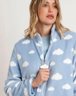 Femme Admas Lingerie, Nuit^Peignoir It's Time to Sleep bleu