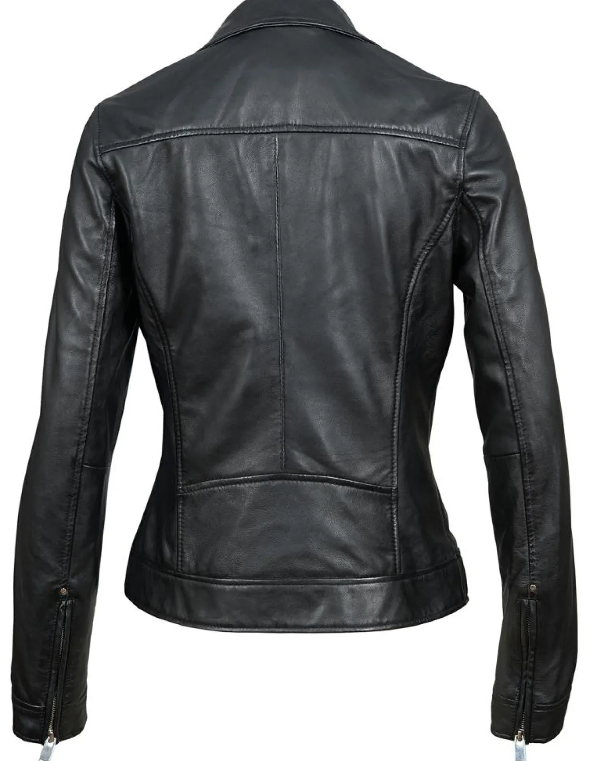 Perfecto en Cuir Afida noir-Chyston New