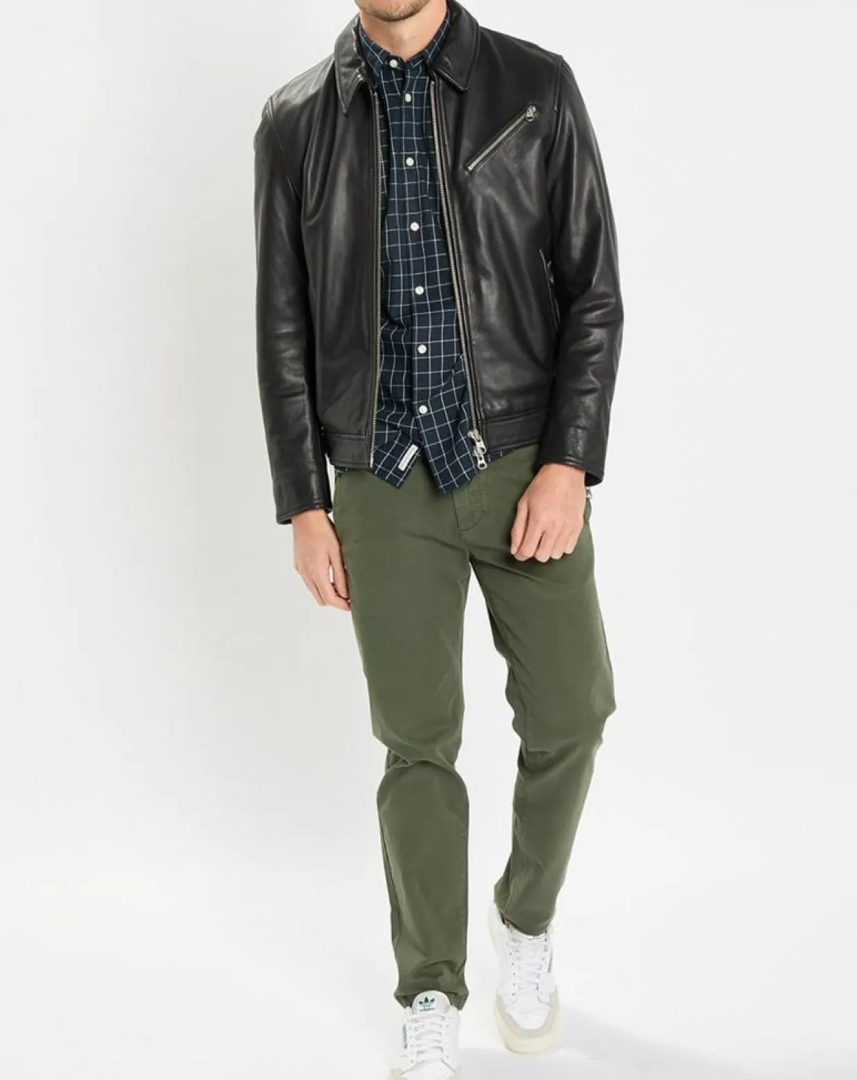 Perfecto en Cuir Grainé noir-Marc O'Polo Hot