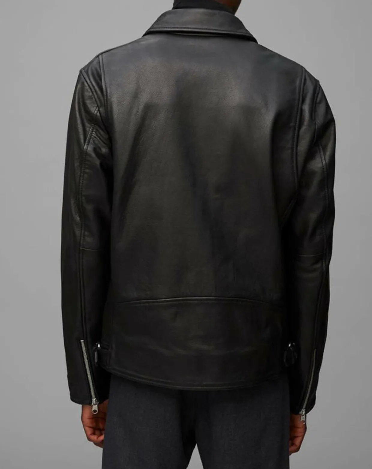 Perfecto en Cuir Grainé noir-Marc O'Polo Hot