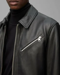Perfecto en Cuir Grainé noir-Marc O'Polo Hot