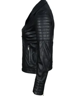 Perfecto en Cuir Jessy noir-Chyston New