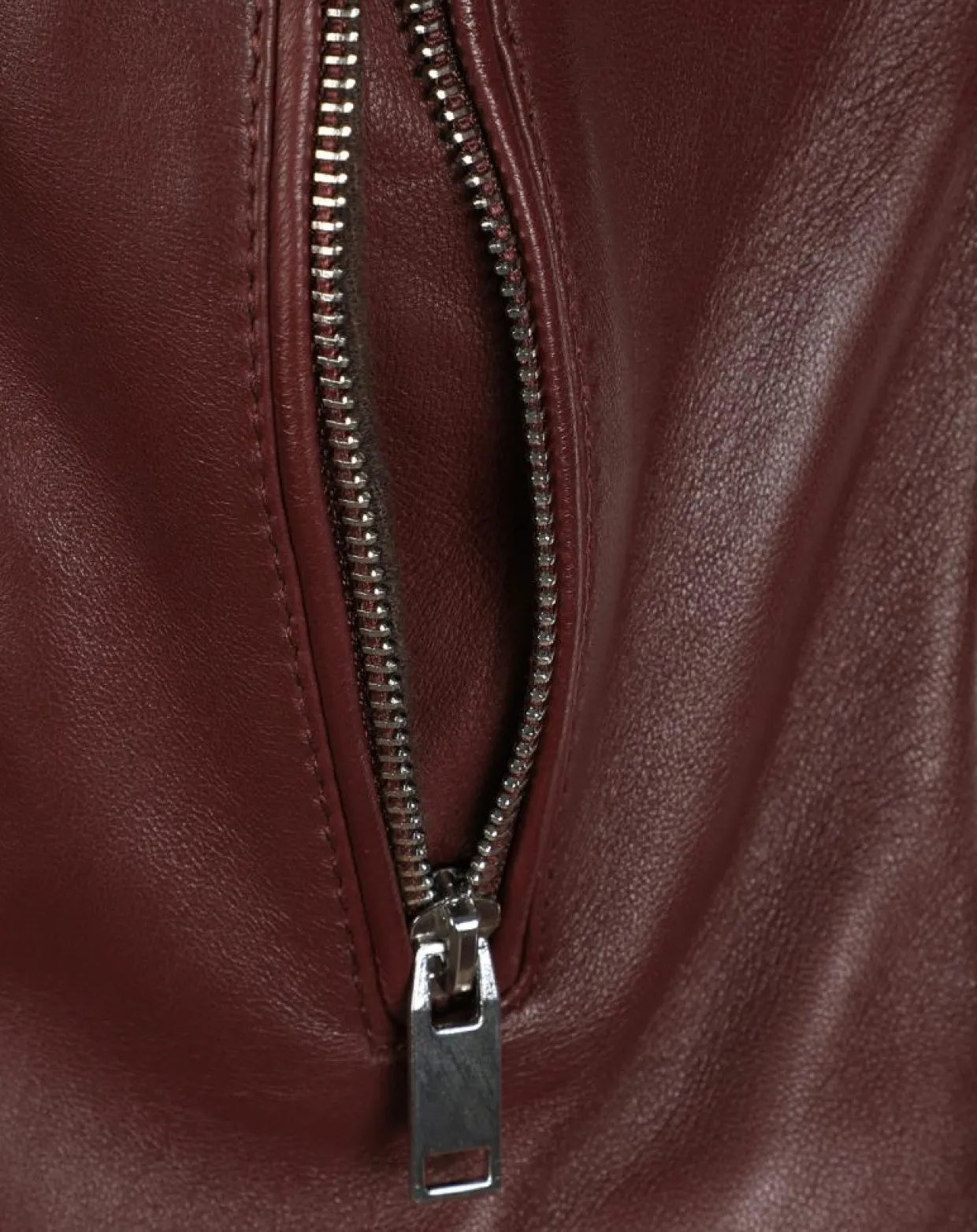 Perfecto en Cuir Ornella bordeaux-Chyston Sale