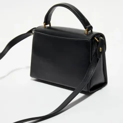 Femme Mulberry Sacs^Petit sac à main en Cuir Lana noir - 18,5x13x8 cm