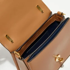 Petit sac à main en Cuir Lana sable - 18,5x13x8 cm-Mulberry Discount