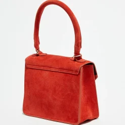 Femme Apologie Studio Sacs^Petit Sac à main en Velours de Cuir Juline pomocoro - 15x20x8 cm