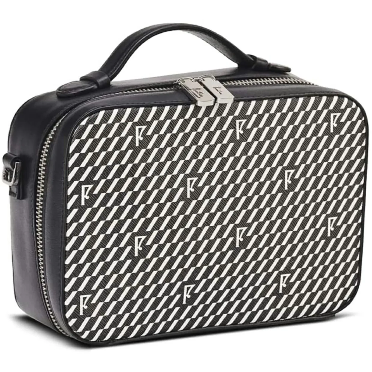 Femme Maison Faret Sacs^Petit Sac en Toile enduite Pyla noir/blanc - 13x19x6.5 cm