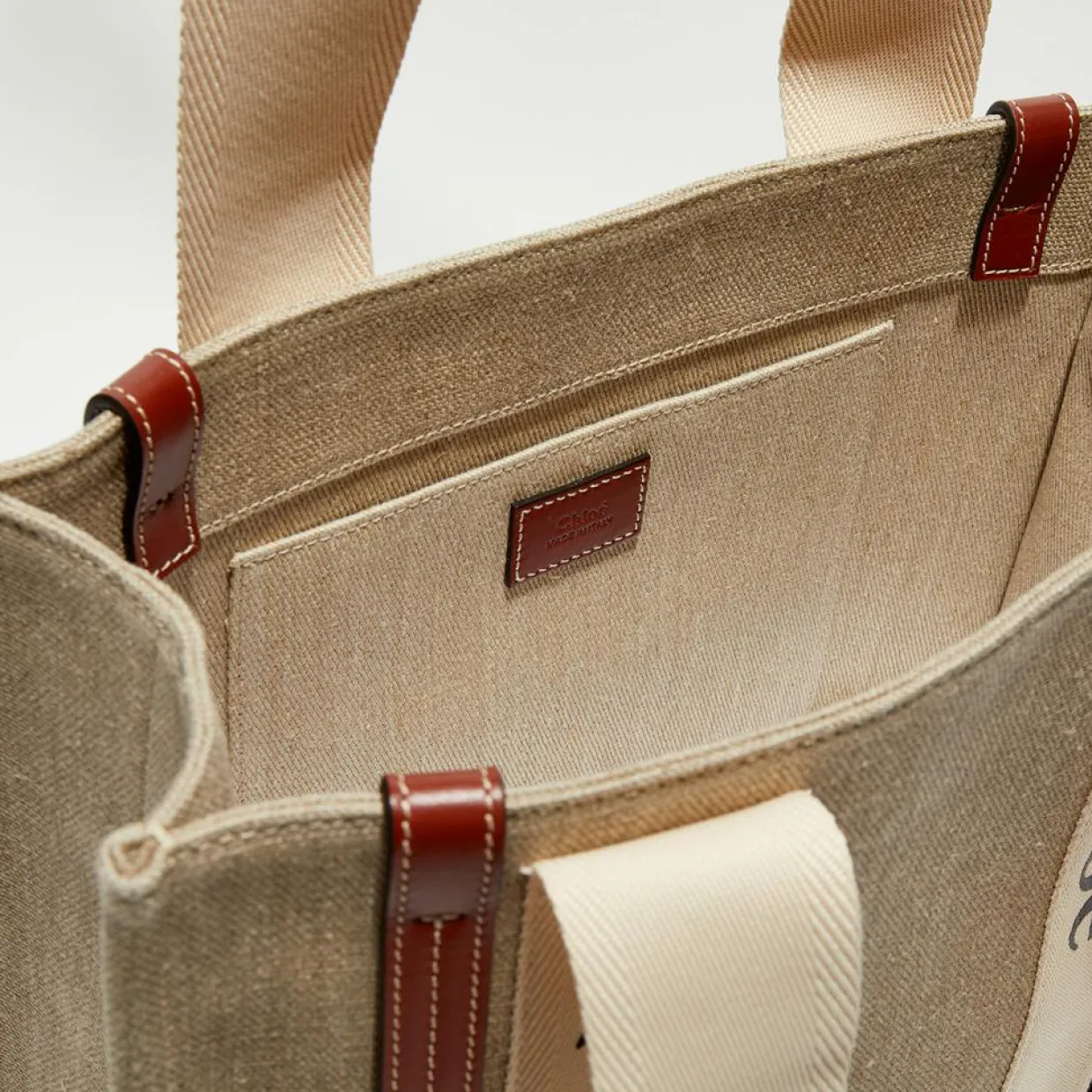 Femme Chloé Sacs^Petit tote bag Woody multicolore - 26x20x8 cm