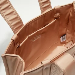 Petit tote bag Woody rose poudré - 26x20x8 cm-Chloé