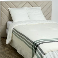 Plaid 100% Lin Paros pigeon - 135x190 cm-Haomy Discount