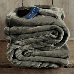 De Witte Lietaer Plaids^Plaid Cosy taupe foncé - 150x200 cm