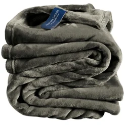 De Witte Lietaer Plaids^Plaid Cosy taupe foncé - 150x200 cm