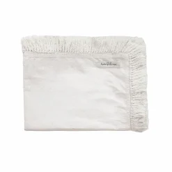 Bed and Philosophy Plaids^Plaid en lin & coton finitions frangées plume 150x180cm