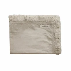 Bed and Philosophy Plaids^Plaid en lin & coton finitions frangées naturel 150x180cm