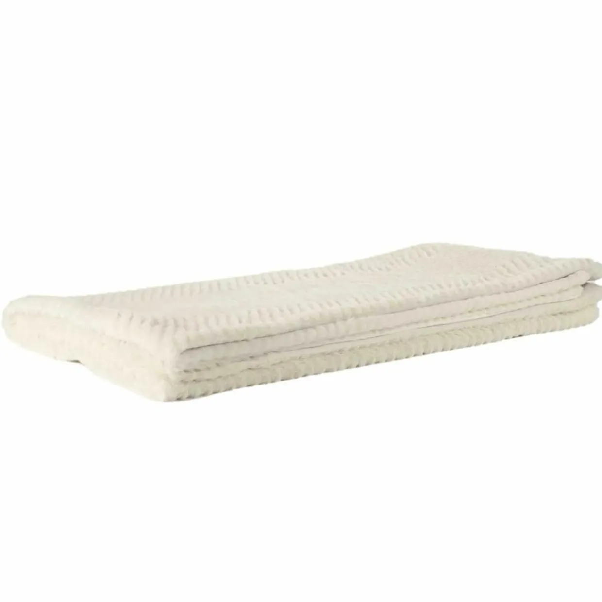 Home Deco Factory Plaids^Plaid fausse fourrure blanc - 120x150 cm