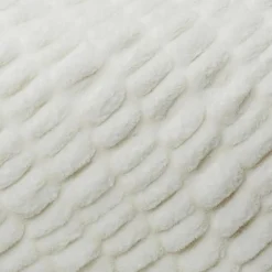 Plaid imitation fourrure luxury blanc - 140x200 cm-Home Deco Factory Outlet