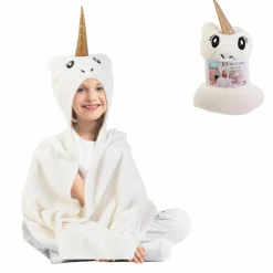 Home Deco Factory Plaids^Plaid Licorne ivoire - 120x90 cm
