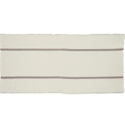 Bed and Philosophy Plaids^Plaid ou Nappe blanc/violet 110x220cm