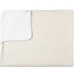Home Deco Factory Plaids^Plaid sherpa bouclé crème - 120x150 cm