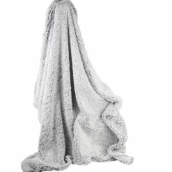 Home Deco Factory Plaids^Plaid sherpa gris - 120x150 cm