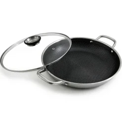 Gam'Hotel Moules Et Plats^Plat à paëlla triplex avec couvercle blackcube - D.32 cm