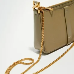 Pochette bandoulière en Cuir Pottery verte - 20x20x9 cm-Chloé New