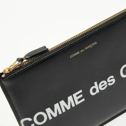 Pochette Wallet en Cuir Bags In Black noire - 22x16x0.5 cm-Comme des Garçons New