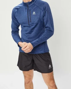 Homme Odlo Sweats^Polaire Midlayer Fli bleue