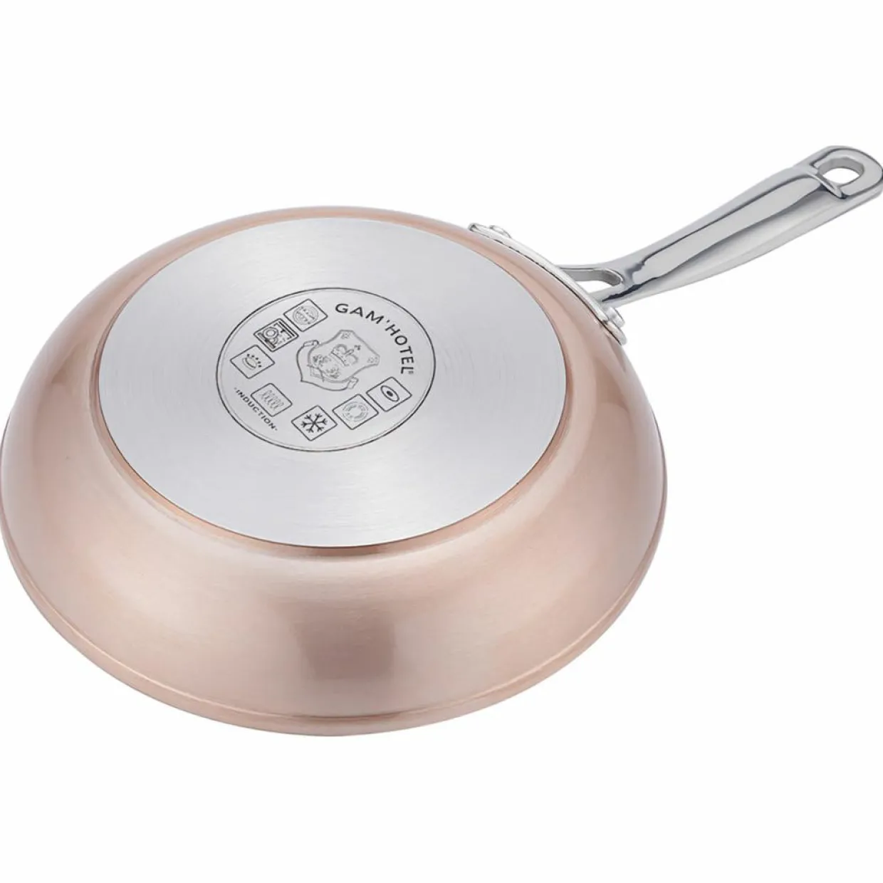 Gam'Hotel Poêles^Poêle en Céramique Cuivré Élégance Greblon cuivre - 0.95L