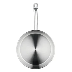 Poêle induction argentée - D.28 cm-Gam'Hotel