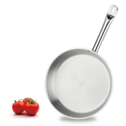 Poêle induction argentée - D.28 cm-Gam'Hotel