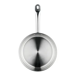 Poêle induction argentée - D.24 cm-Gam'Hotel Clearance