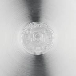 Poêle induction argentée - D.24 cm-Gam'Hotel Clearance