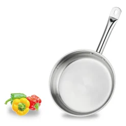 Poêle induction argentée - D.24 cm-Gam'Hotel Clearance