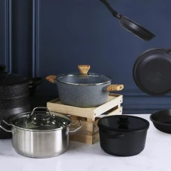 Cook Concept Poêles^Poêle induction noire - 39.1x21 cm