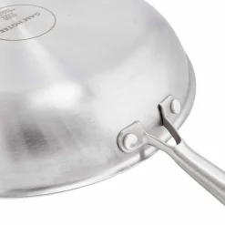 Poêle triplex induction argentée - D.24 cm-Gam'Hotel Best